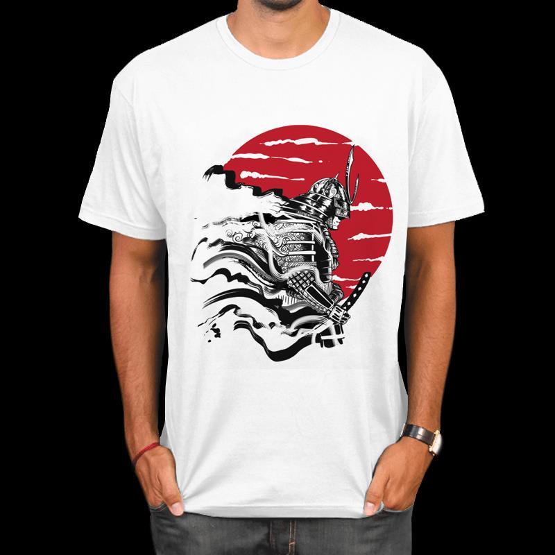 Streetwear Brand Japanese - Модная японская футболка в стиле самураев
